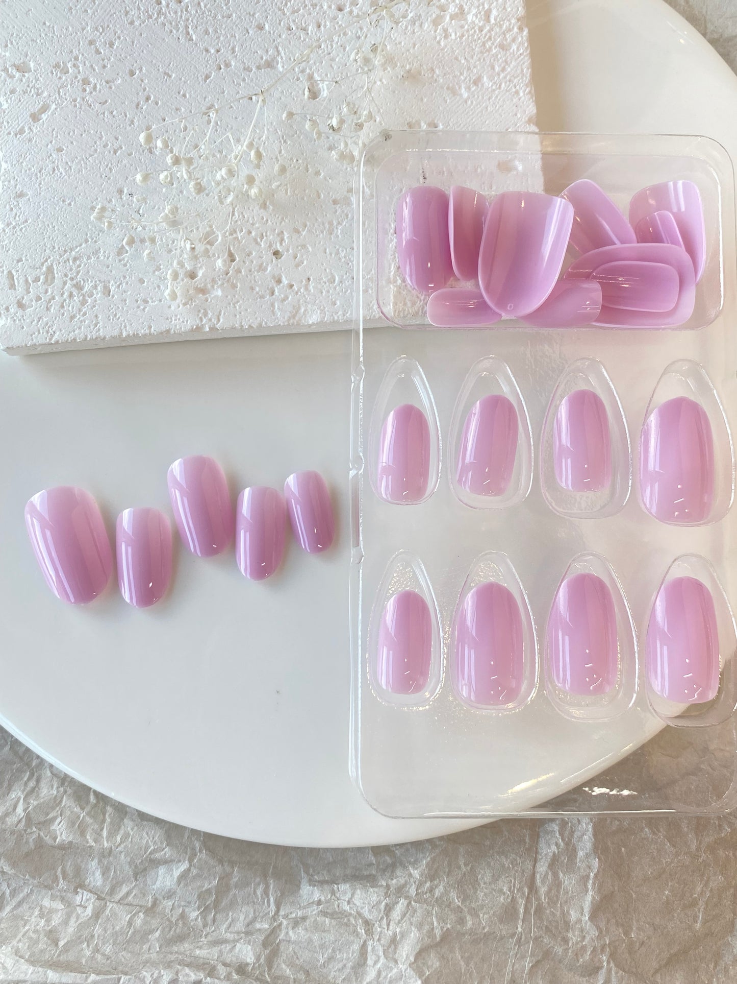 Lavender Blush – Ombré Glow Press-On Nails